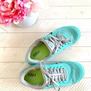 Nike free 3  Sneakers - Tiffany turquoise